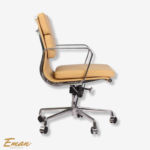 Eames EA217 Soft Pad Office Chair – Camel Low Back Replica - Image 2
