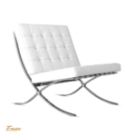 Barcelona Chair and Ottoman – Premium Modern Classic Replica - Image 2