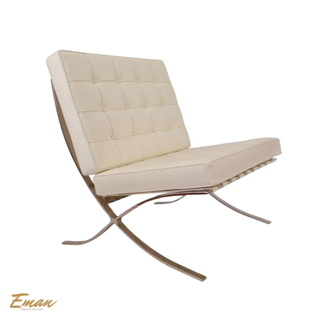 Barcelona Creame 3 Barcelona Chair Replica – Timeless Icon of Modern Design - Image 1
