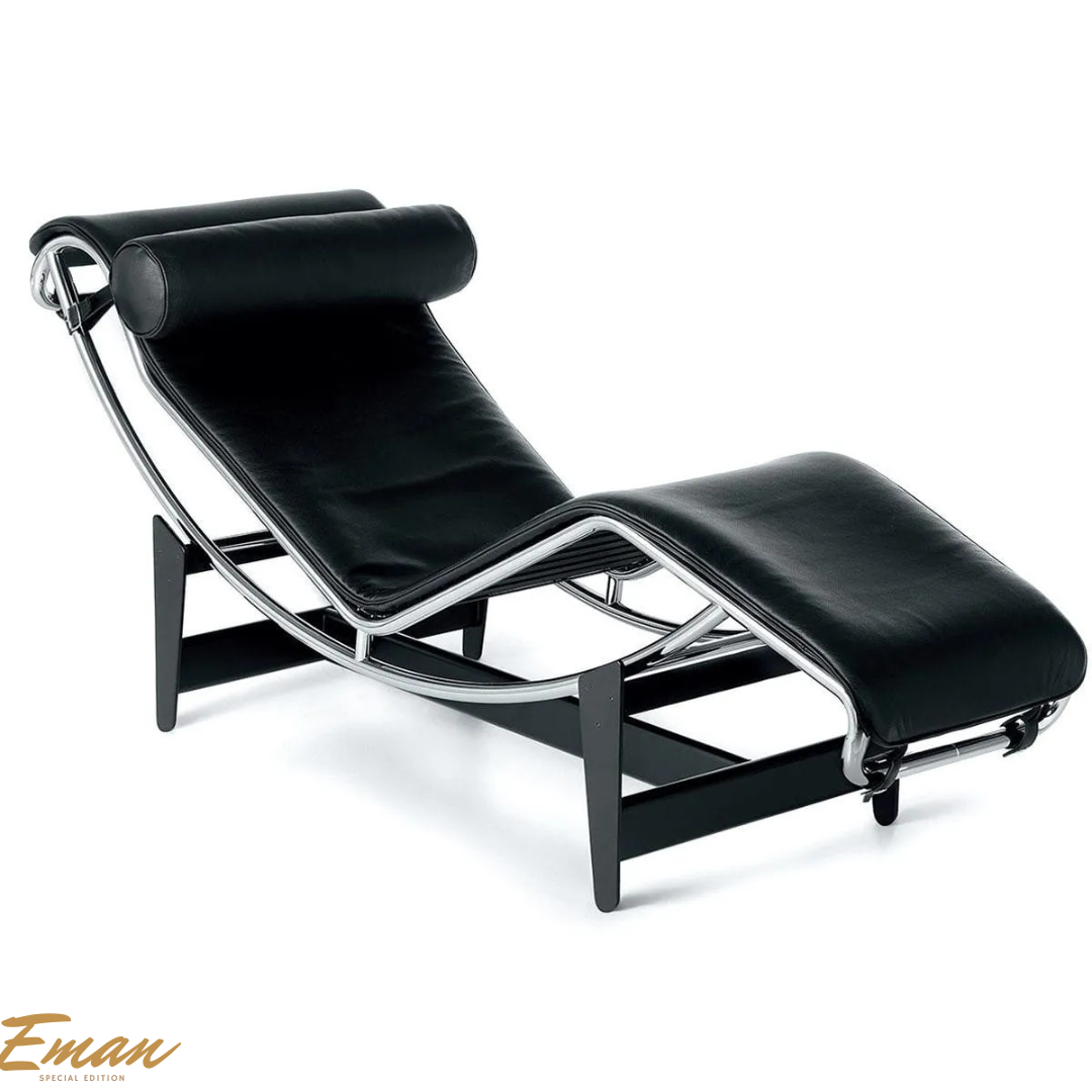 Chaise Longue LC4 Le Corbusier Chair – Black Chaise Longue LC4 Le Corbusier Chair – Black - Image 1