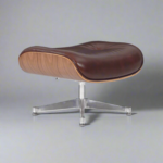 Premium Replica Eames Lounge Chair and Ottoman – Waxy Chocolate Polished Leather with Walnut Wood - Image 8