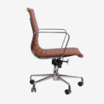 Best Thin Pad Office Chair – Eames EA 117 Replica Tan Brown Low Back - Image 2
