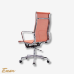 Eames Management EA119 Mesh Office Chair Replica High Back – Orange - Image 2
